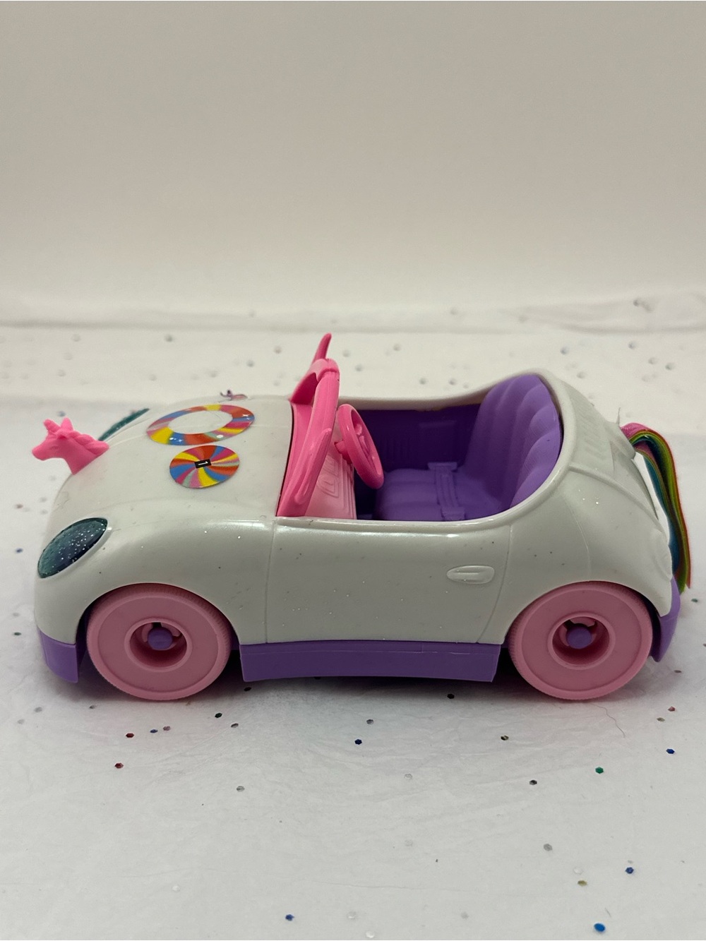 Chelsea White & Pink Unicorn Car (Car Only) - Picture 3 of 5